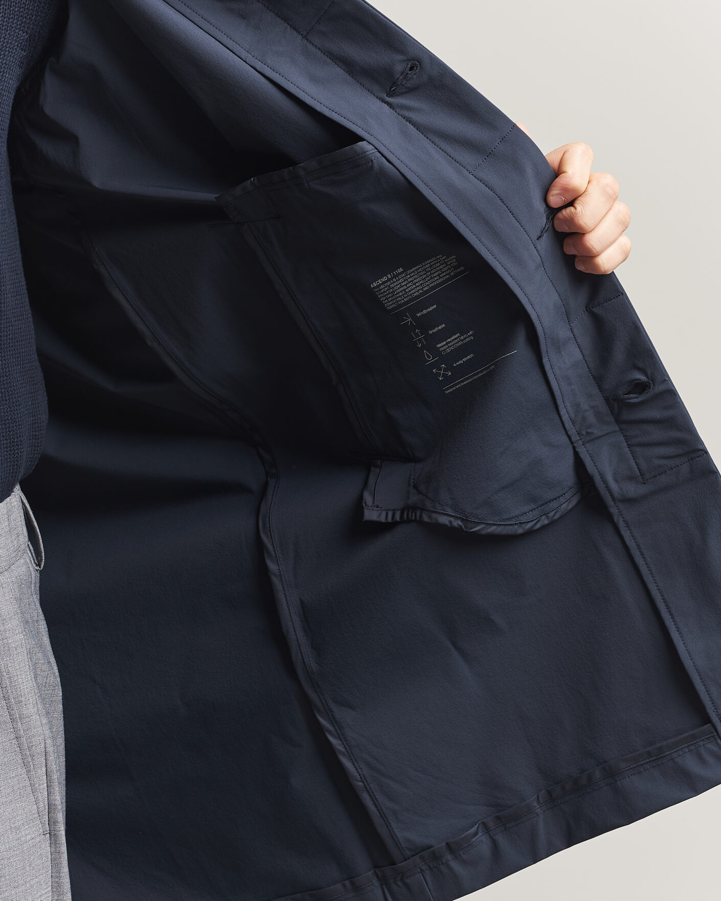 Uomini | Giacche | Scandinavian Edition | Ascend II Lightweight Coat Navy