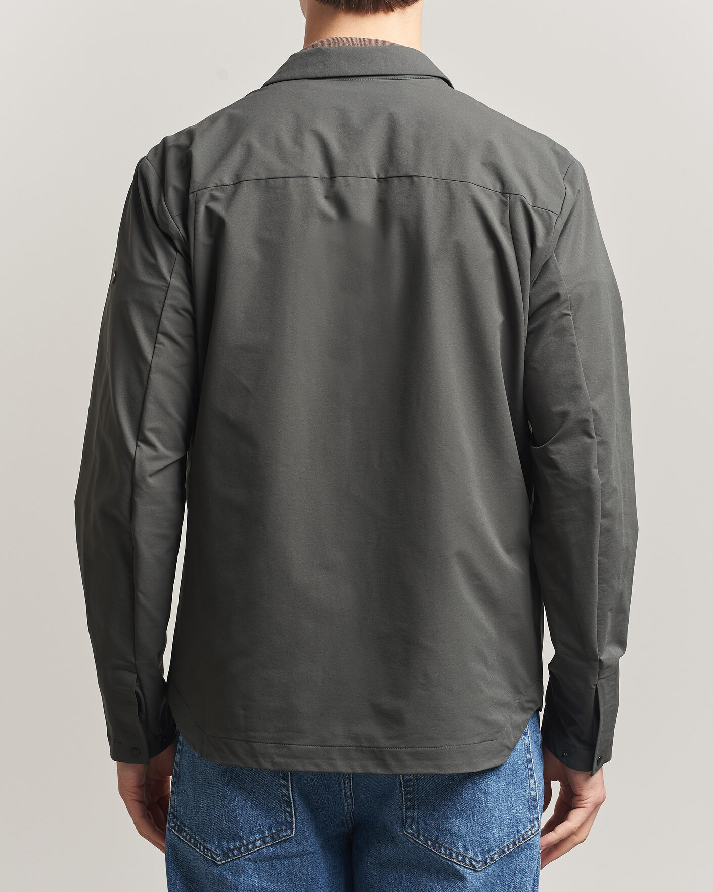 Uomini | Giacche | Scandinavian Edition | Merge II Stretch Shirt Jacket Dark Olive