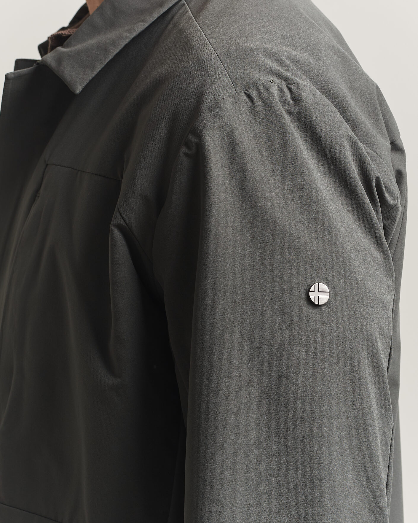 Uomini | Giacche | Scandinavian Edition | Merge II Stretch Shirt Jacket Dark Olive