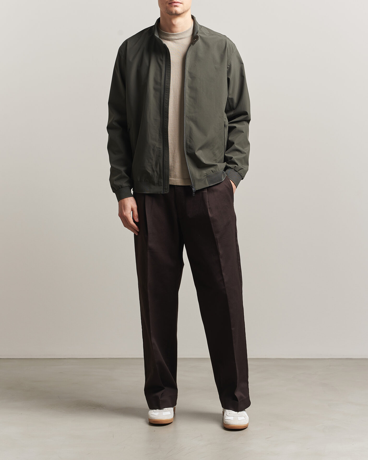 Uomini | Giacche | Scandinavian Edition | Plain II Waterproof Jacket Dark Olive