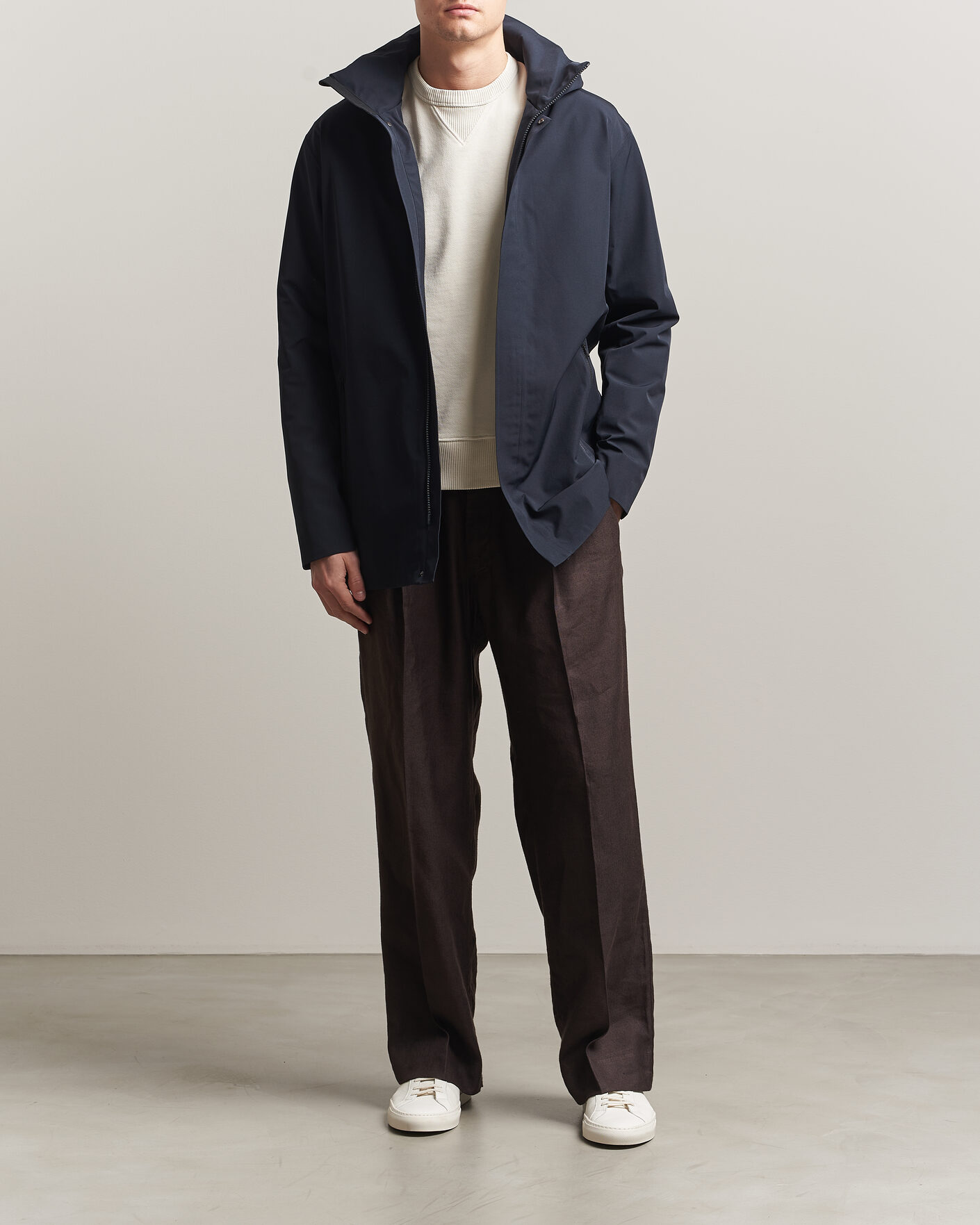 Uomini | Giacche | Scandinavian Edition | Range III Mid Lenght Waterproof Coat Midnight Blue