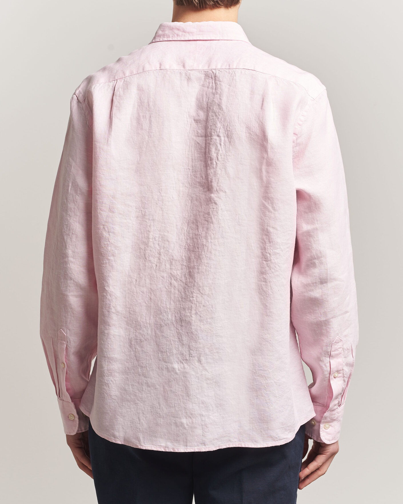 Uomini | Camicie | Charles Tyrwhitt | Pure Linen Slim Fit Shirt Pink