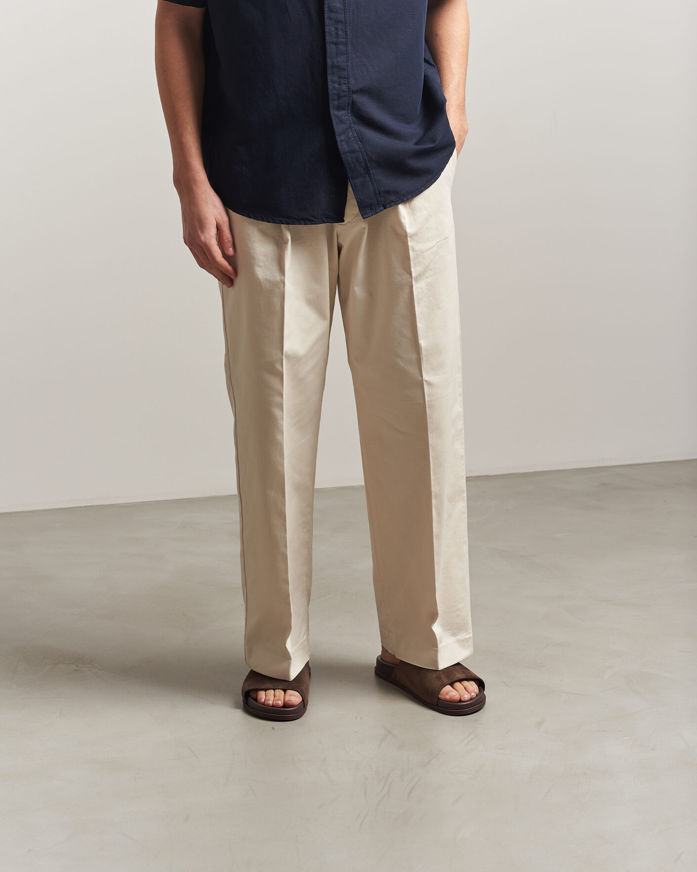 Uomini | Sandali & Diapositive | Thera's | Classic Slide Sandals Dark Brown Suede