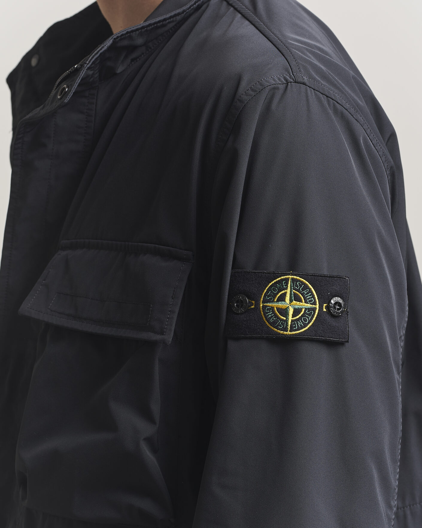 Uomini | Giacche | Stone Island | Micro Twill Field Jacket Black