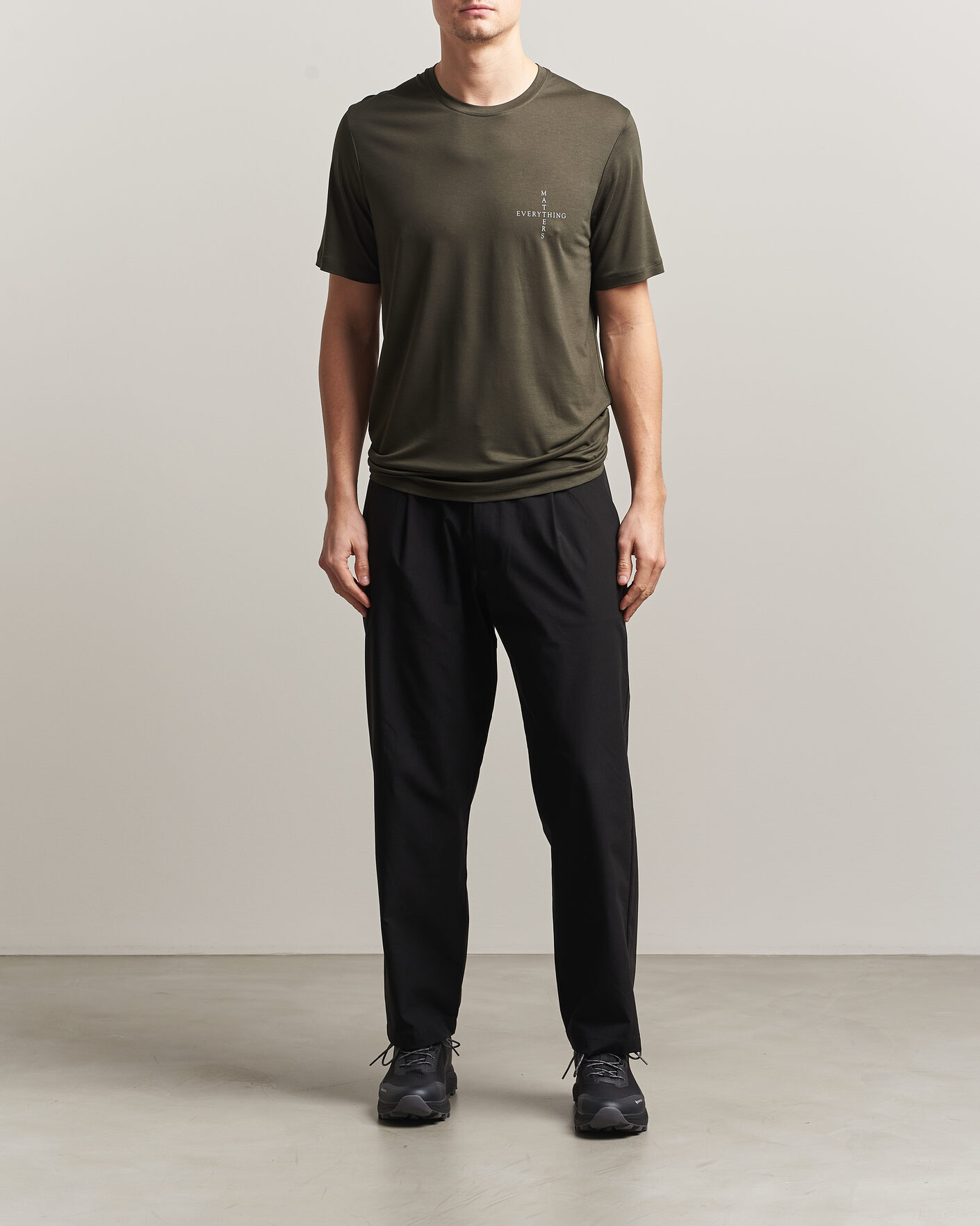 Uomini | T-shirt | Houdini | Tree Message T-Shirt Green Illusion