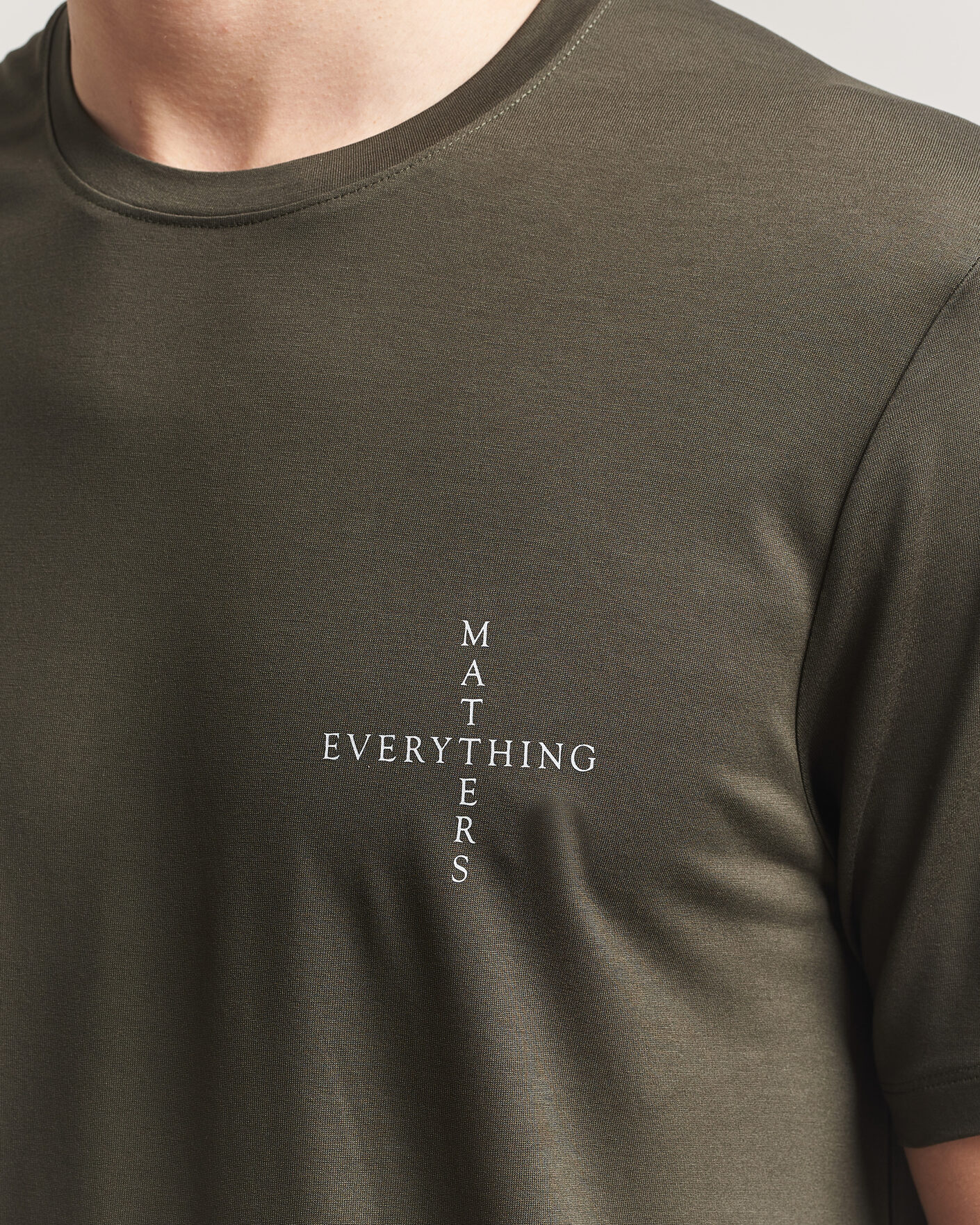 Uomini | T-shirt | Houdini | Tree Message T-Shirt Green Illusion