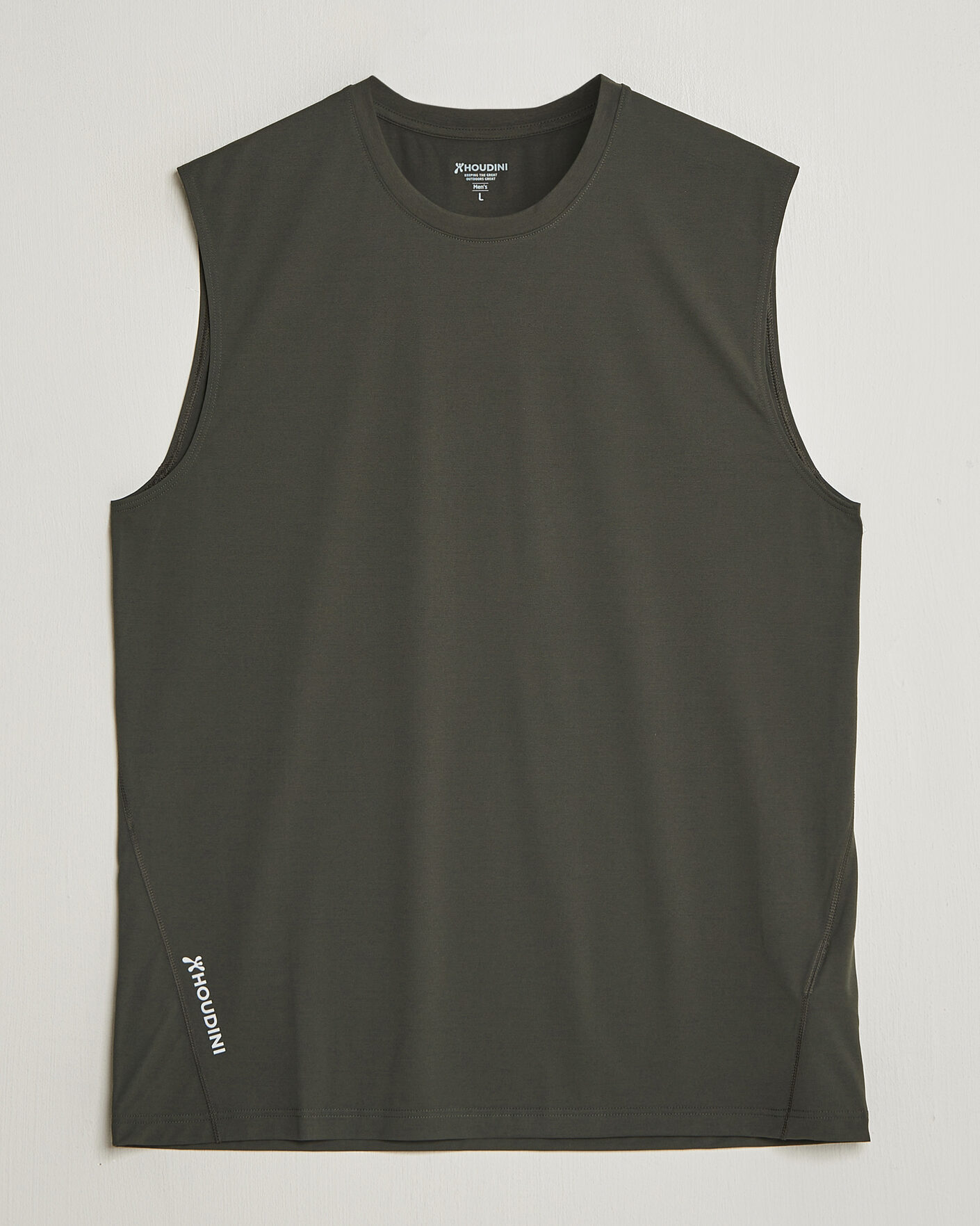 Uomini | T-shirt | Houdini | Pace Air Tank Green Illusion