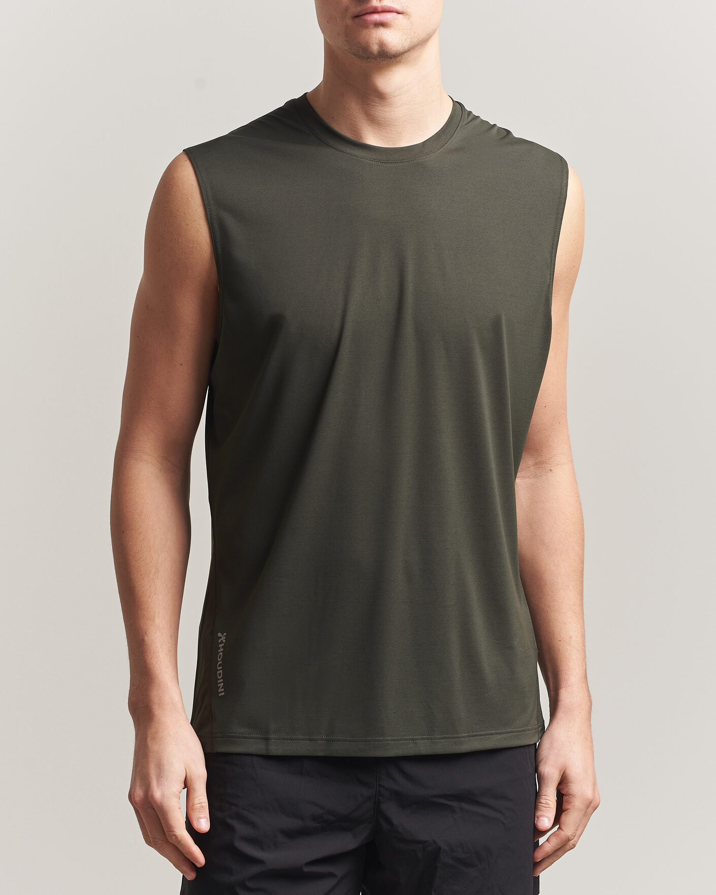 Uomini | T-shirt | Houdini | Pace Air Tank Green Illusion