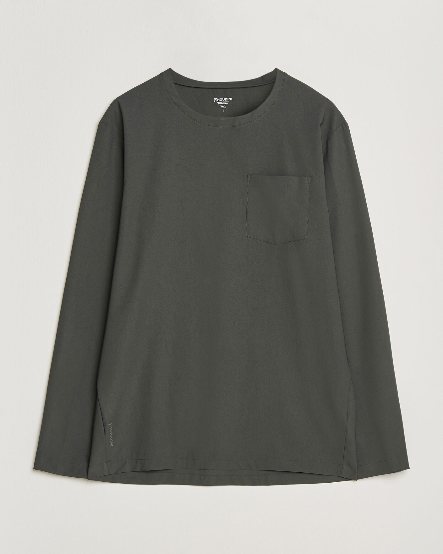 Uomini | T-shirt | Houdini | Cover Crew Green Illusion