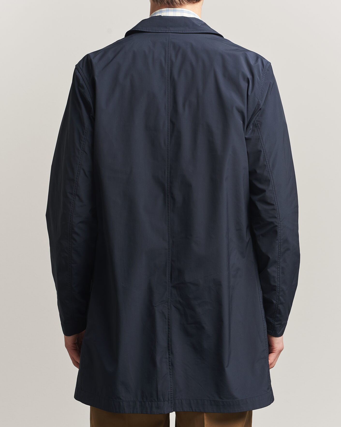 Uomini | Giacche | Woolrich | Urban Nylon Water Repelent Carcoat Melton Blue