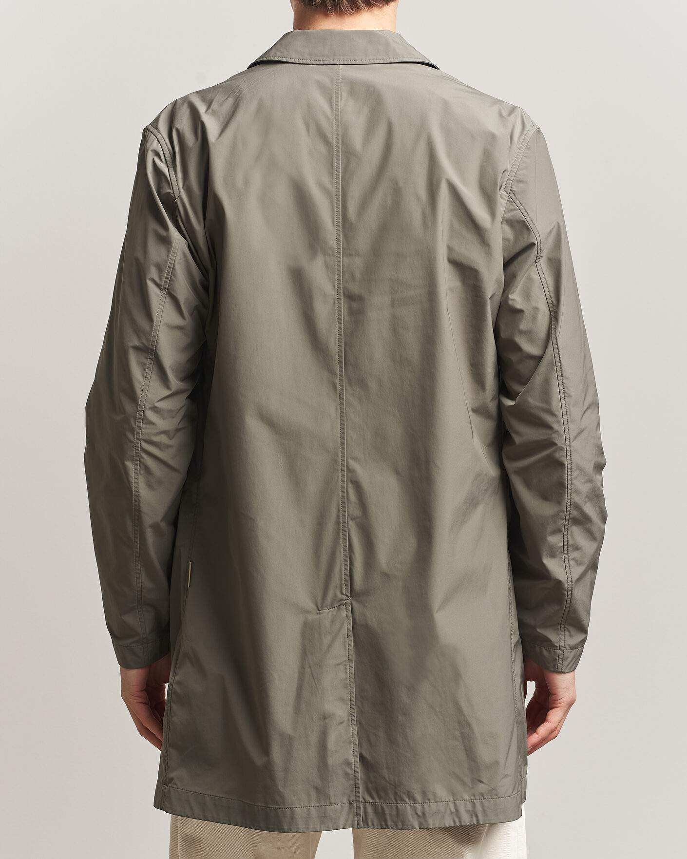 Uomini | Giacche | Woolrich | Urban Nylon Water Repelent Carcoat Smokey Olive