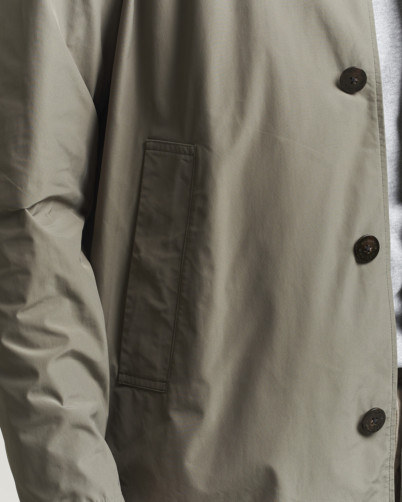 Uomini | Giacche | Woolrich | Urban Nylon Water Repelent Carcoat Smokey Olive