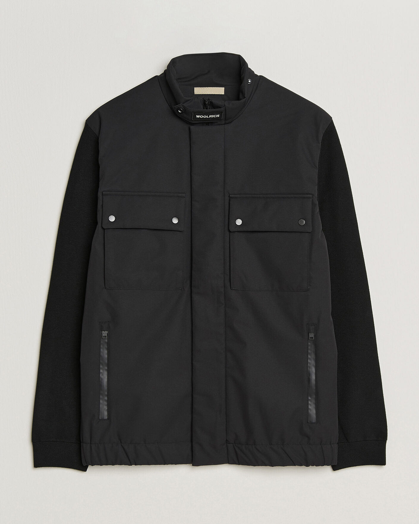 Uomini | Giacche | Woolrich | Two Layers Hybrid Jacket Black