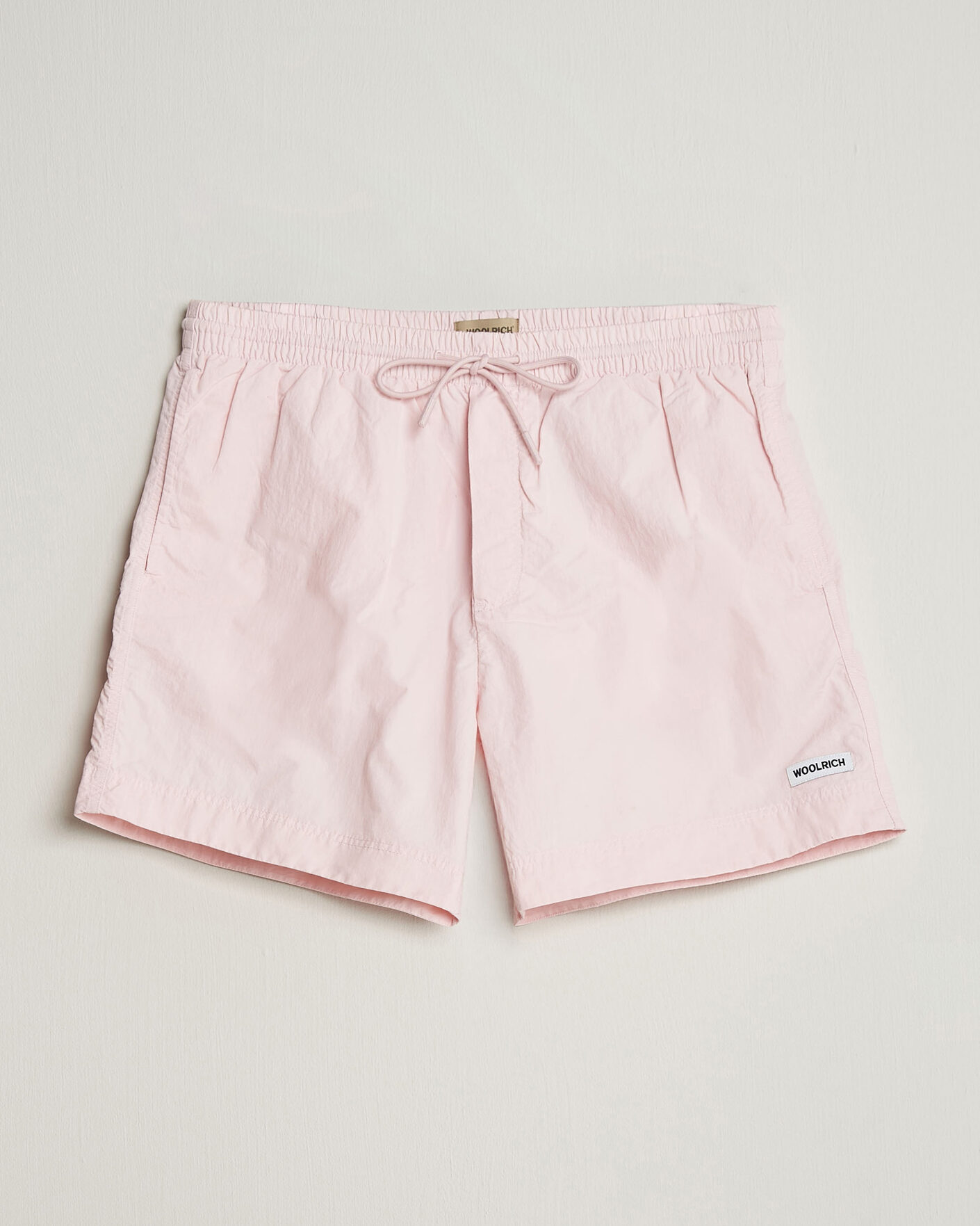 Uomini | Costumi da bagno | Woolrich | Solid Garment Dyed Swimshorts Pale Lilac
