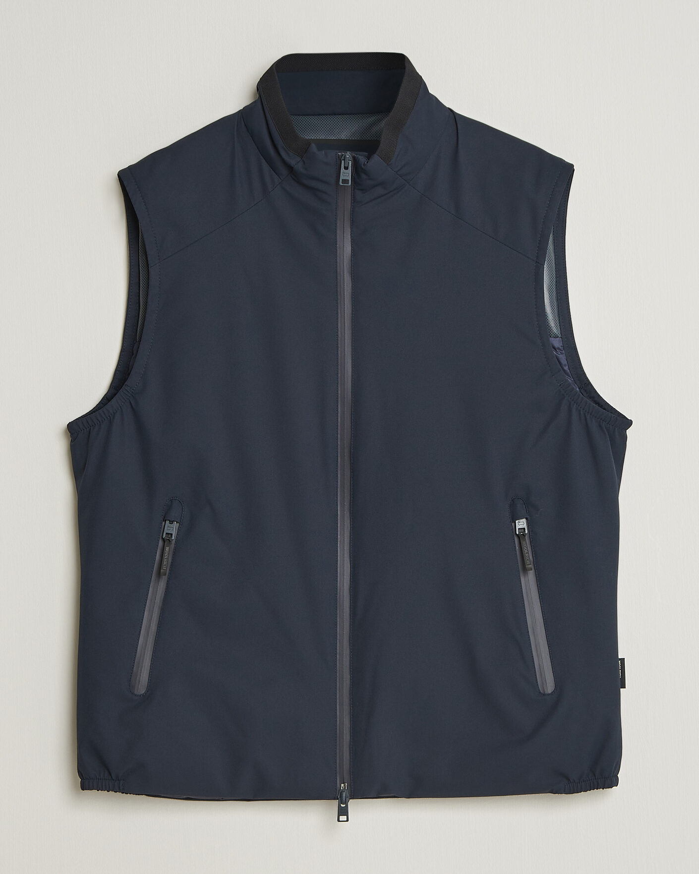Uomini | Gilet | Woolrich | Two Layer Sailing Vest Melton Blue