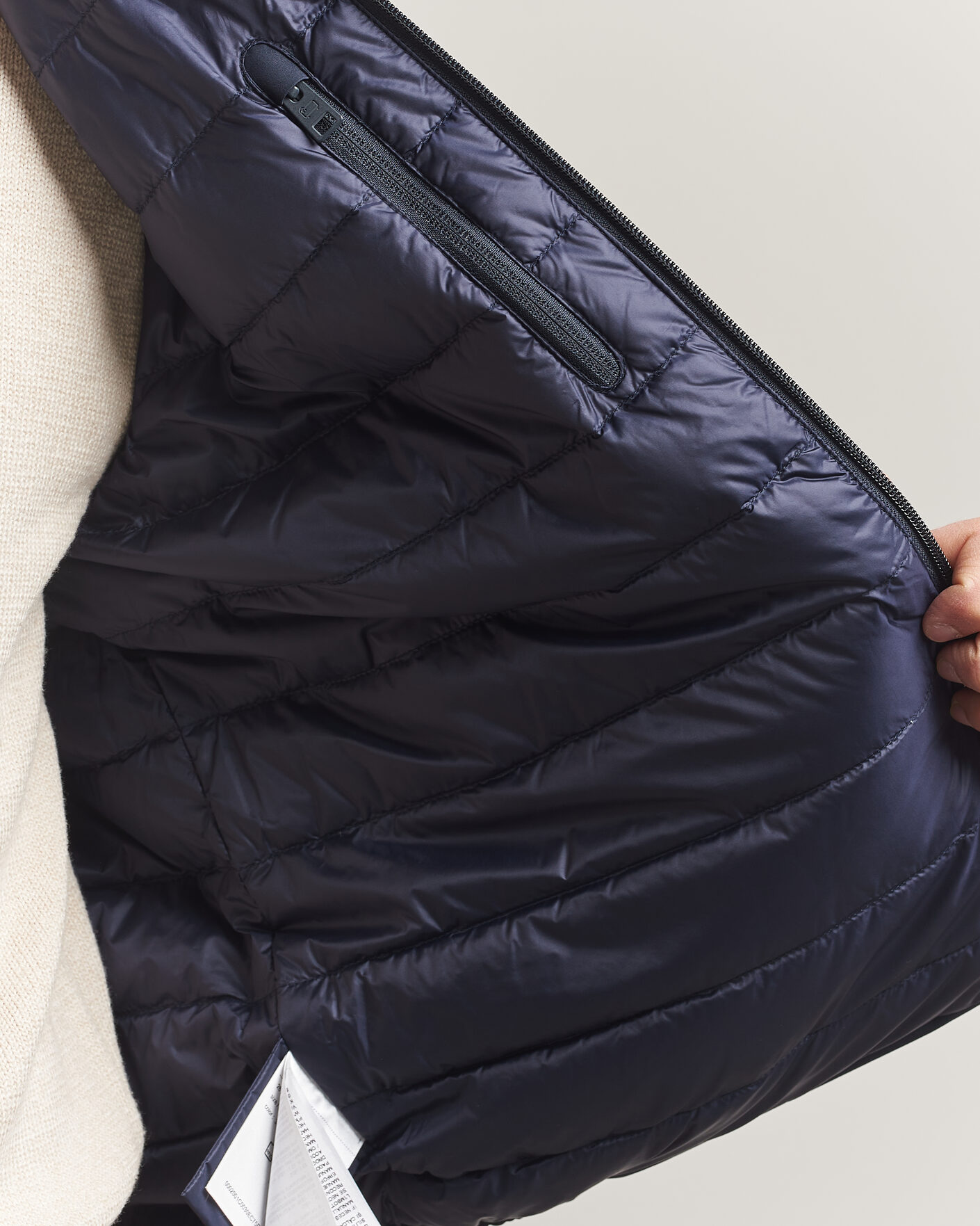 Uomini | Gilet | Woolrich | Two Layer Sailing Vest Melton Blue