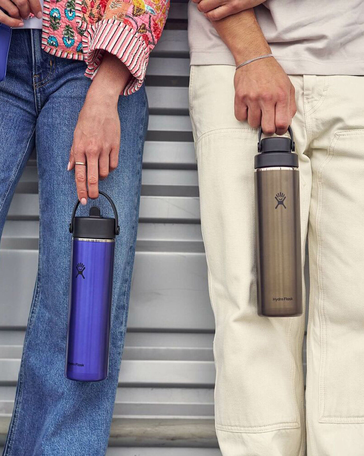 Uomini | Outdoor living | Hydro Flask | Lightweight Flex Straw 24oz Bottle Obsidian