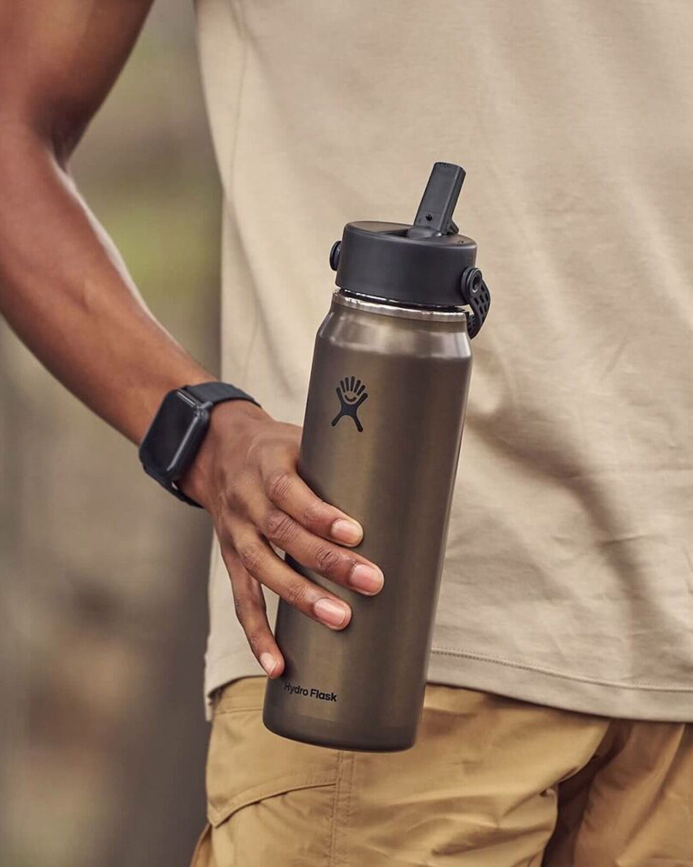 Uomini | Outdoor living | Hydro Flask | Lightweight Flex Straw 32oz Bottle Obsidian