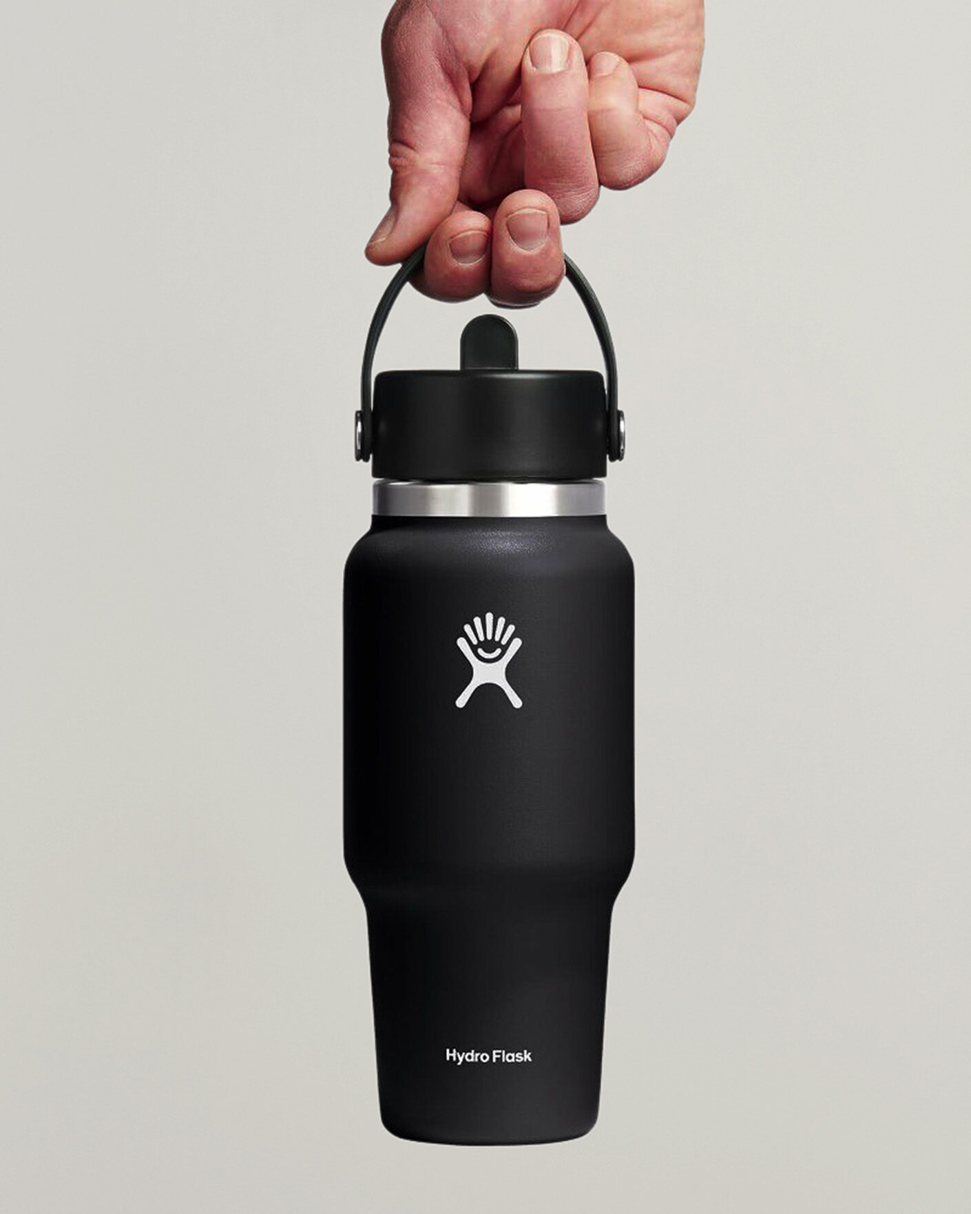 Uomini | Outdoor living | Hydro Flask | Travel Bottle Flex Straw Cap 24oz Black