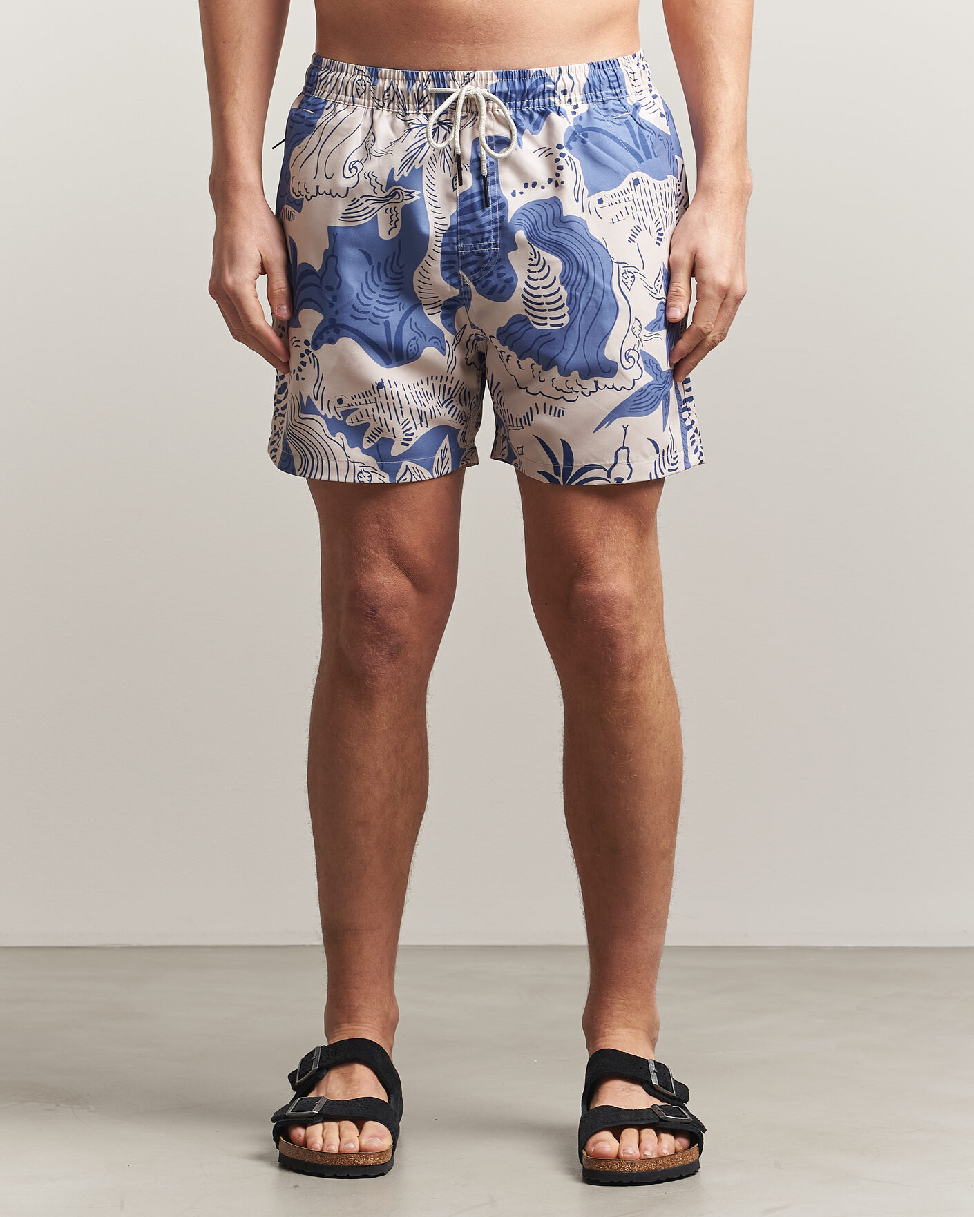 Uomini | Costumi da bagno | OAS | Printed Swimshorts Mystea