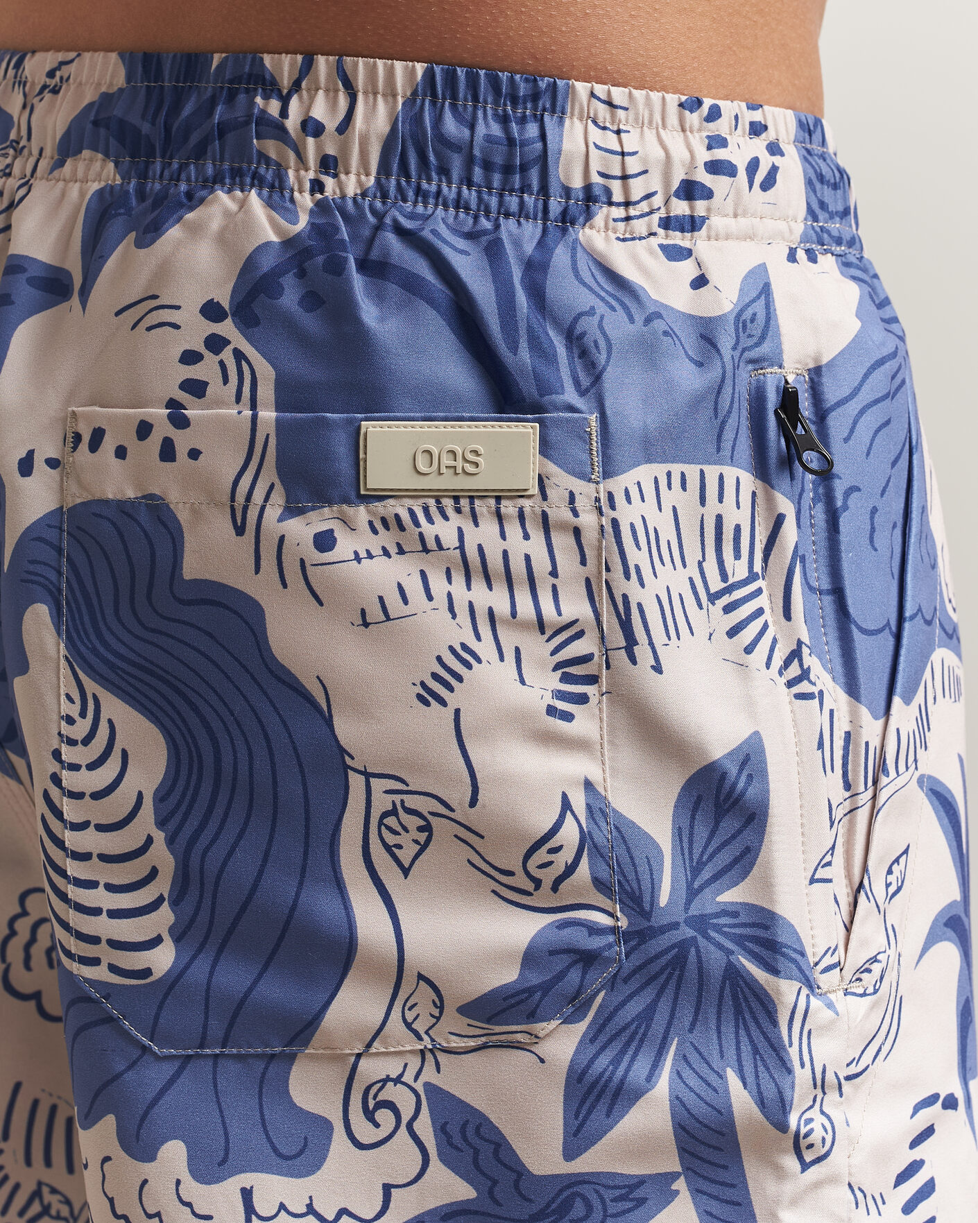 Uomini | Costumi da bagno | OAS | Printed Swimshorts Mystea