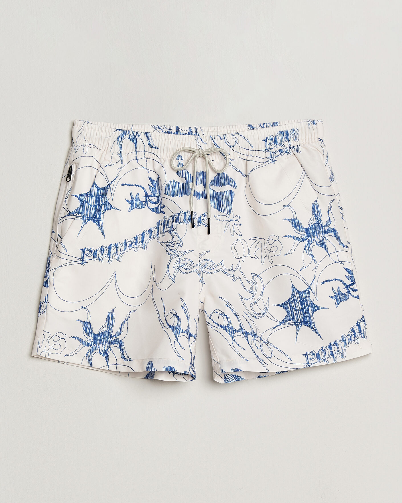 Uomini | Costumi da bagno | OAS | Printed Swimshorts Romantique