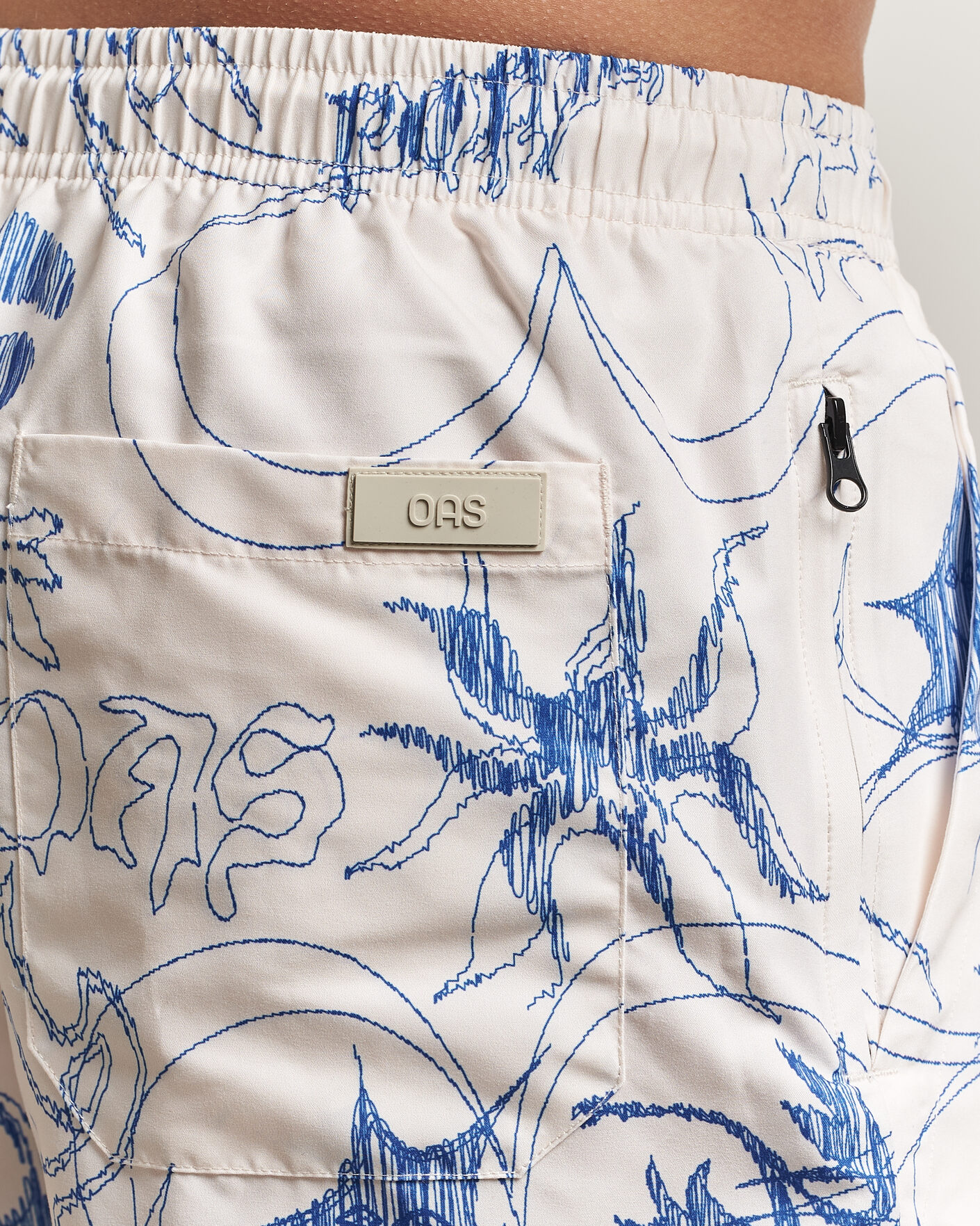 Uomini | Costumi da bagno | OAS | Printed Swimshorts Romantique