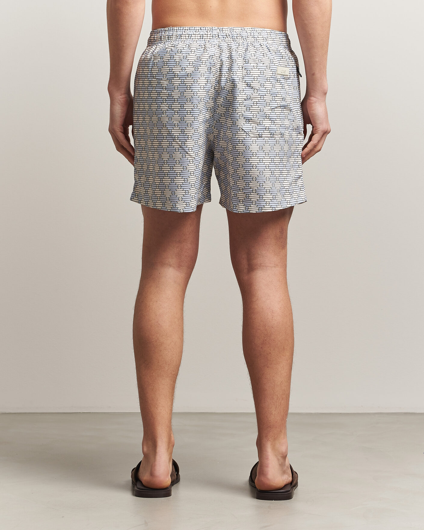 Uomini | Costumi da bagno | OAS | Printed Swimshorts Forti