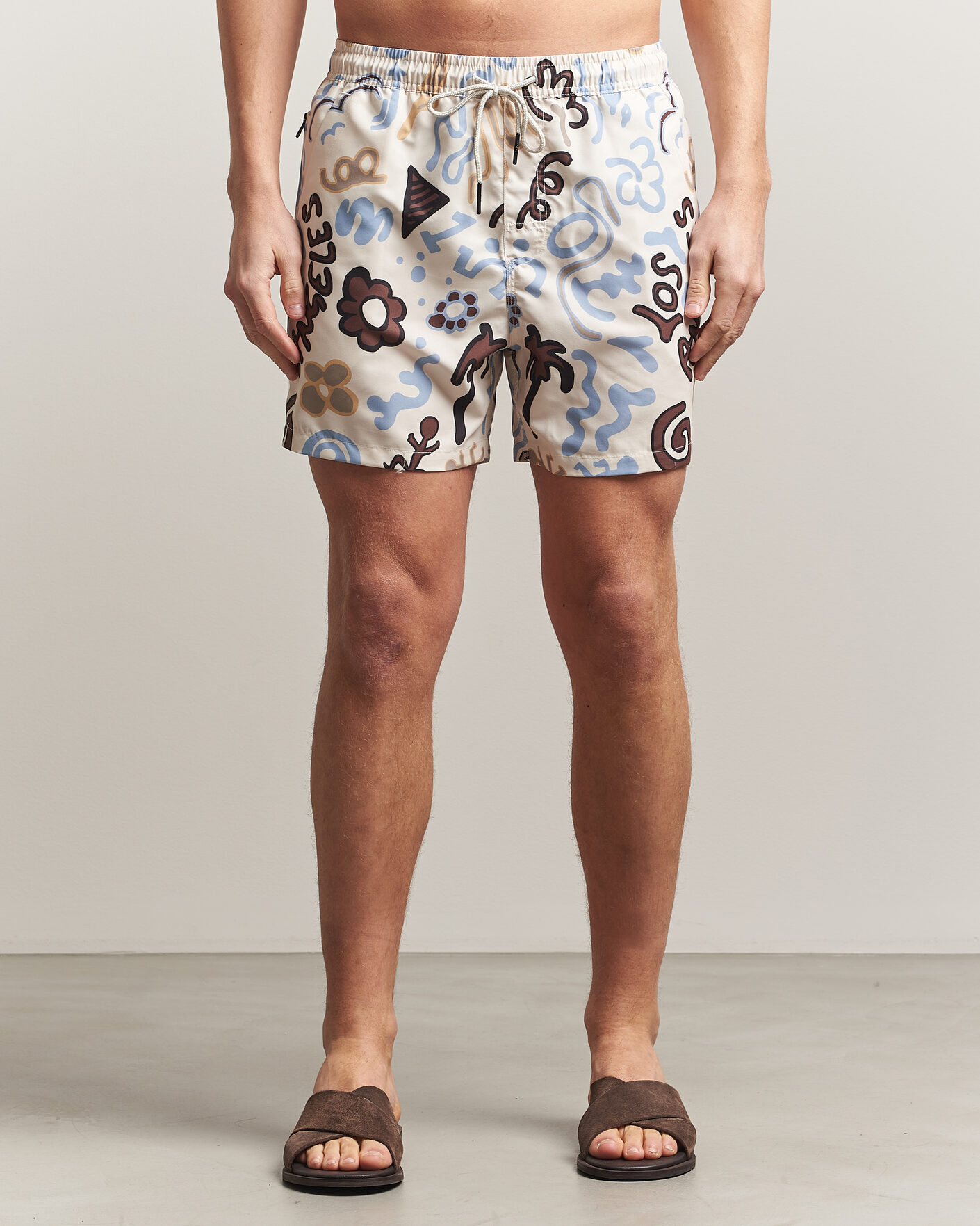 Uomini | Costumi da bagno | OAS | Printed Swimshorts Memento