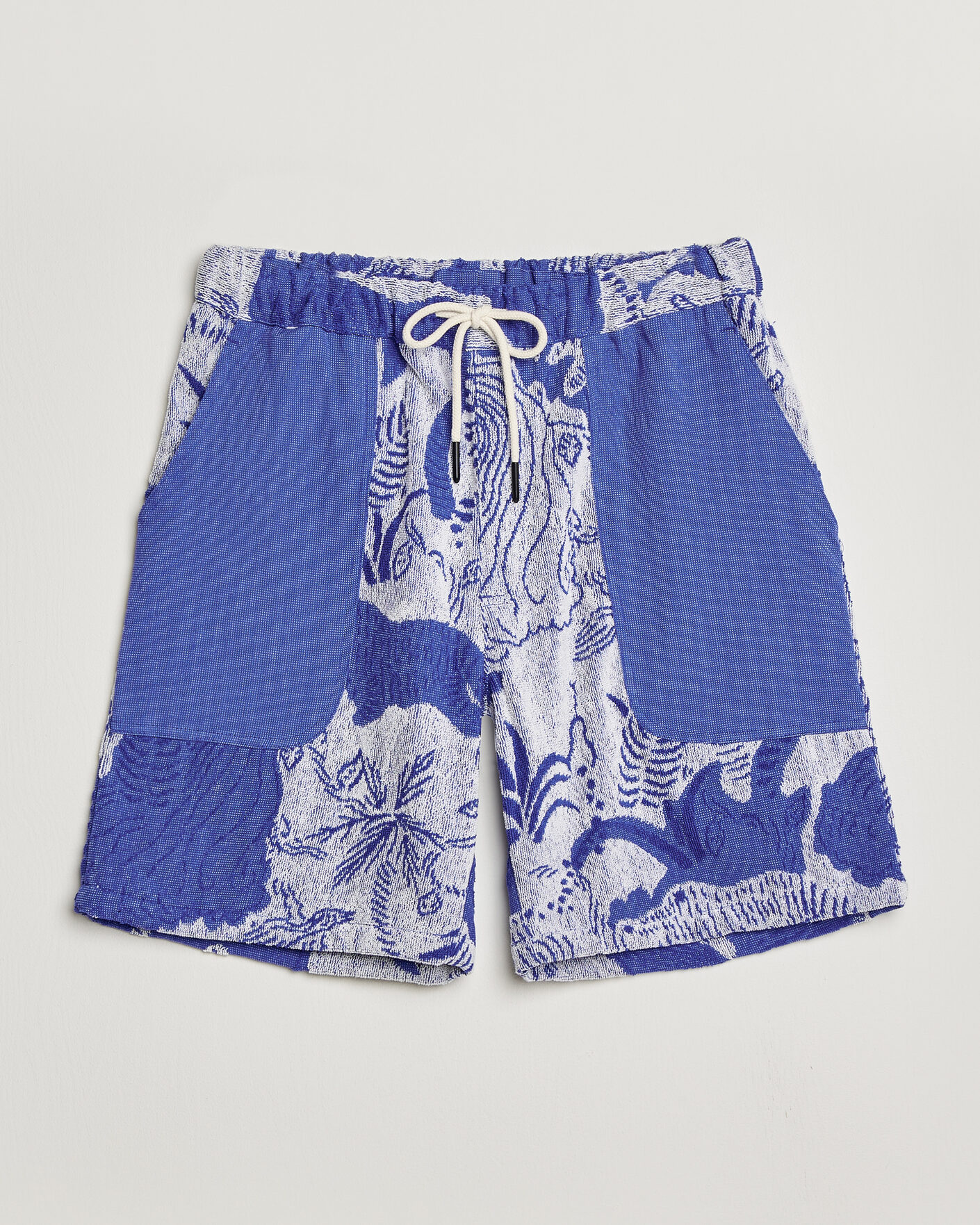 Uomini | Pantaloncini | OAS | Nicola Cotton Net Shorts Mystea