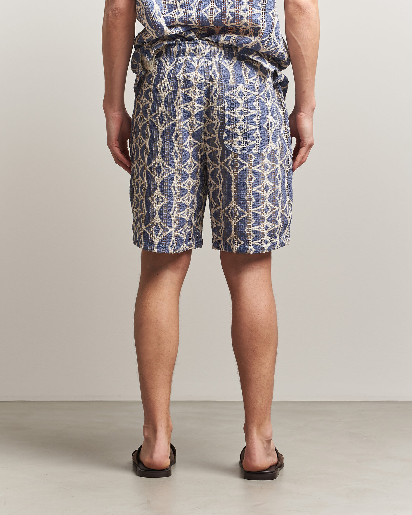 Uomini | Pantaloncini | OAS | Nicola Cotton Net Shorts Arko