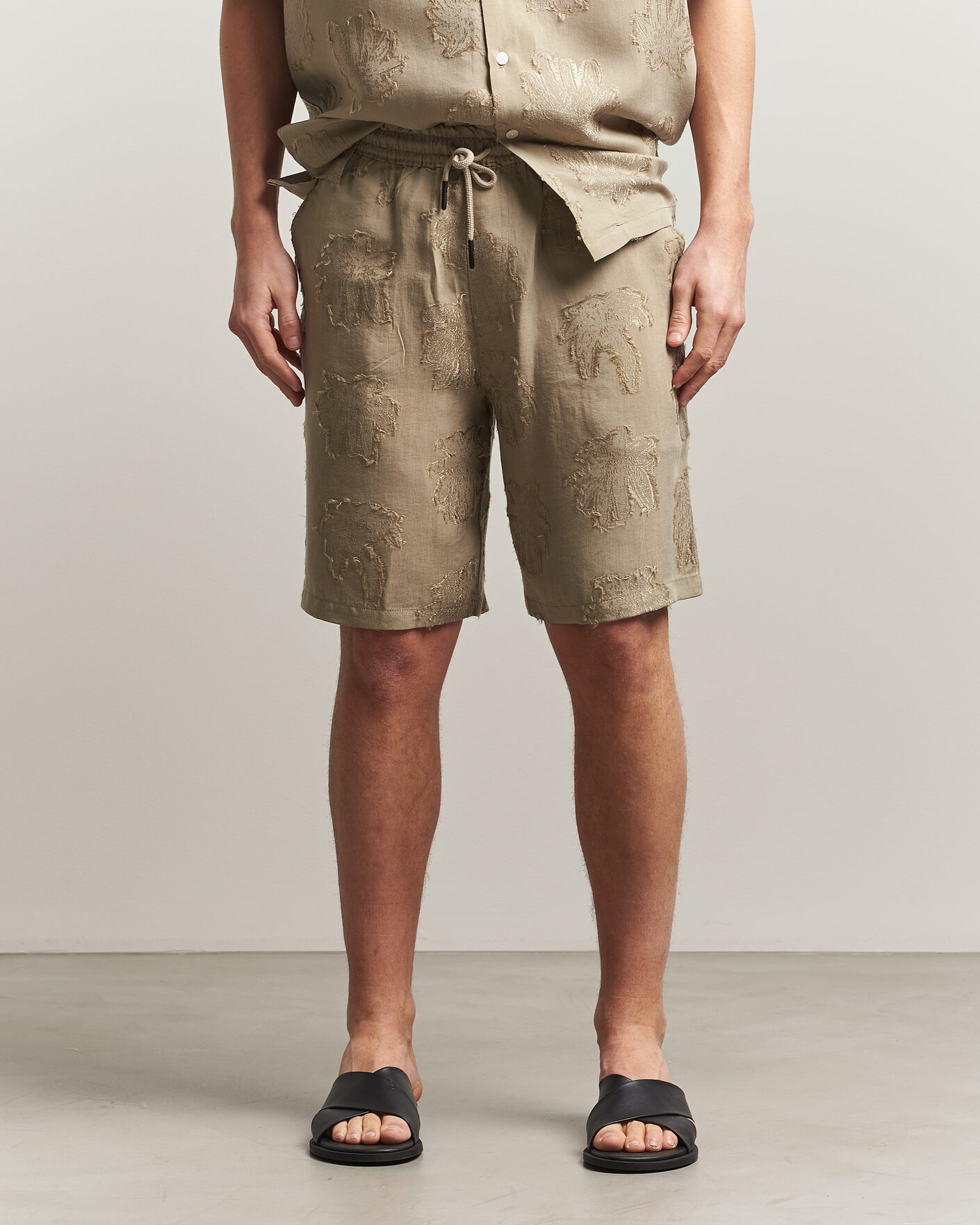 Uomini | Pantaloncini | OAS | Nicola Lyocell Shorts Palmoza