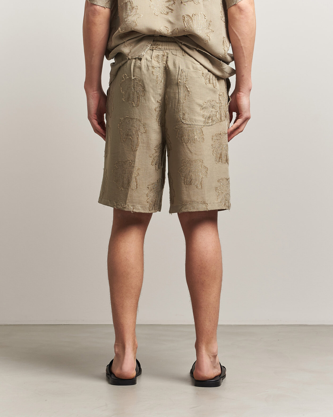 Uomini | Pantaloncini | OAS | Nicola Lyocell Shorts Palmoza