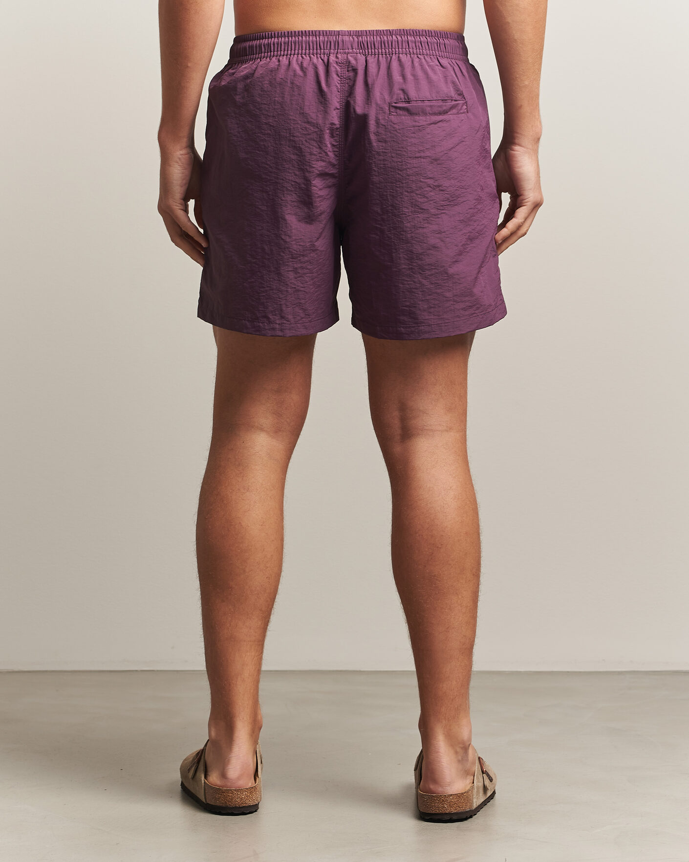Uomini | Costumi da bagno | OAS | Plain Swimshorts Plum