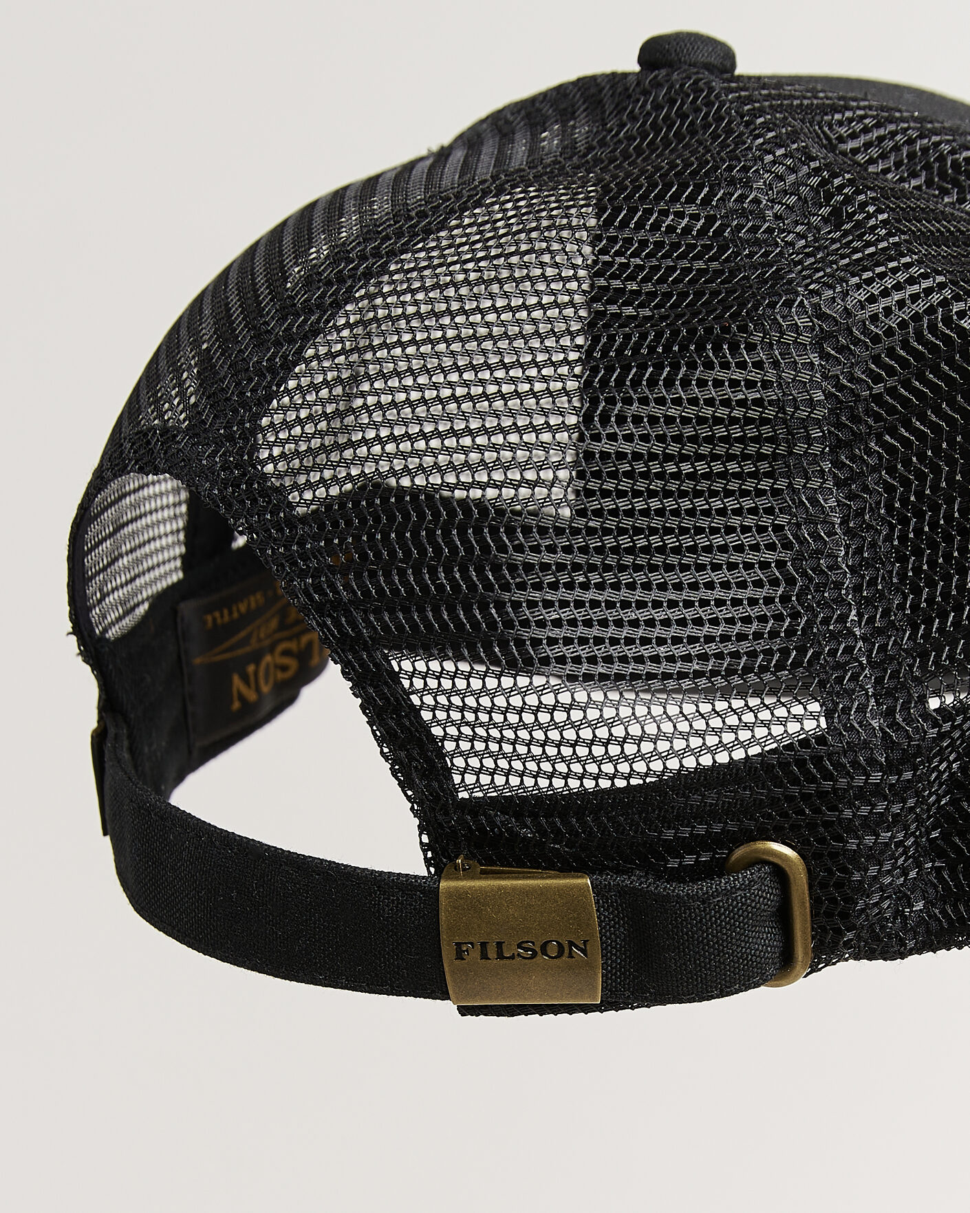 Uomini | Cappelli & Berretti | Filson | Scenic Waxed Logger Mesh Cap Black