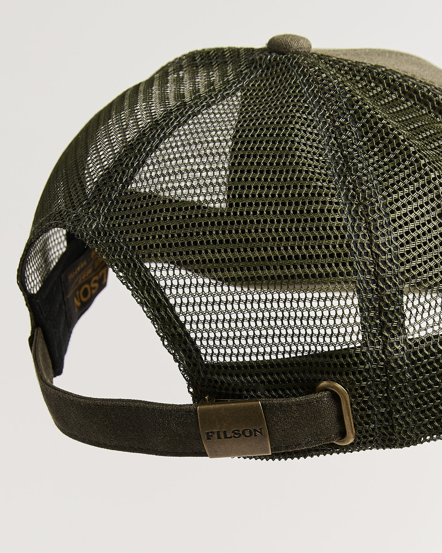 Uomini | Cappelli & Berretti | Filson | Scenic Waxed Logger Mesh Cap Otter Green