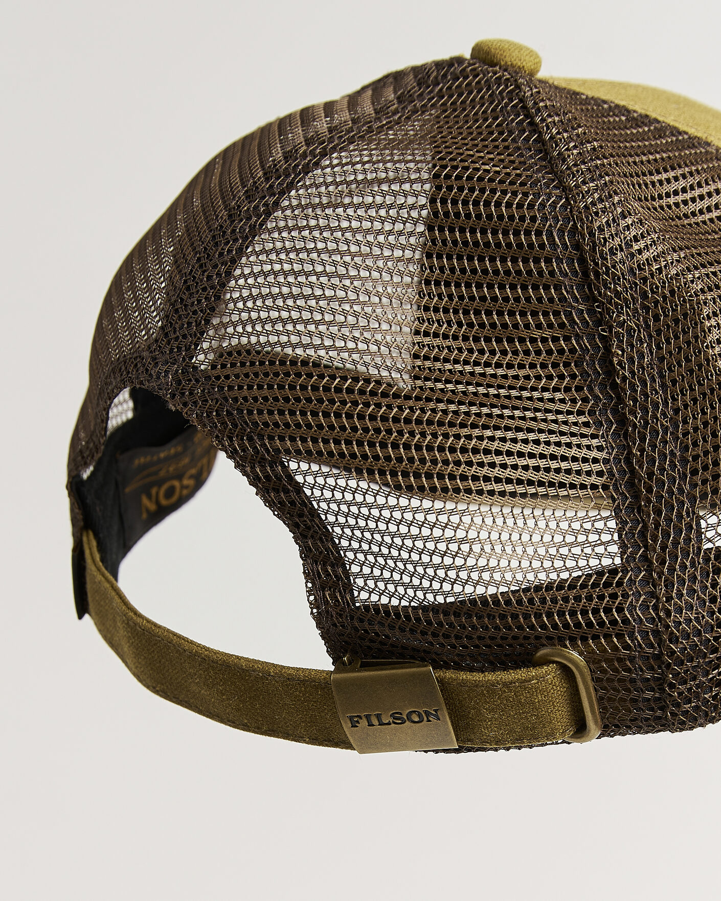 Uomini | Cappelli & Berretti | Filson | Scenic Waxed Logger Mesh Cap Dark Tan