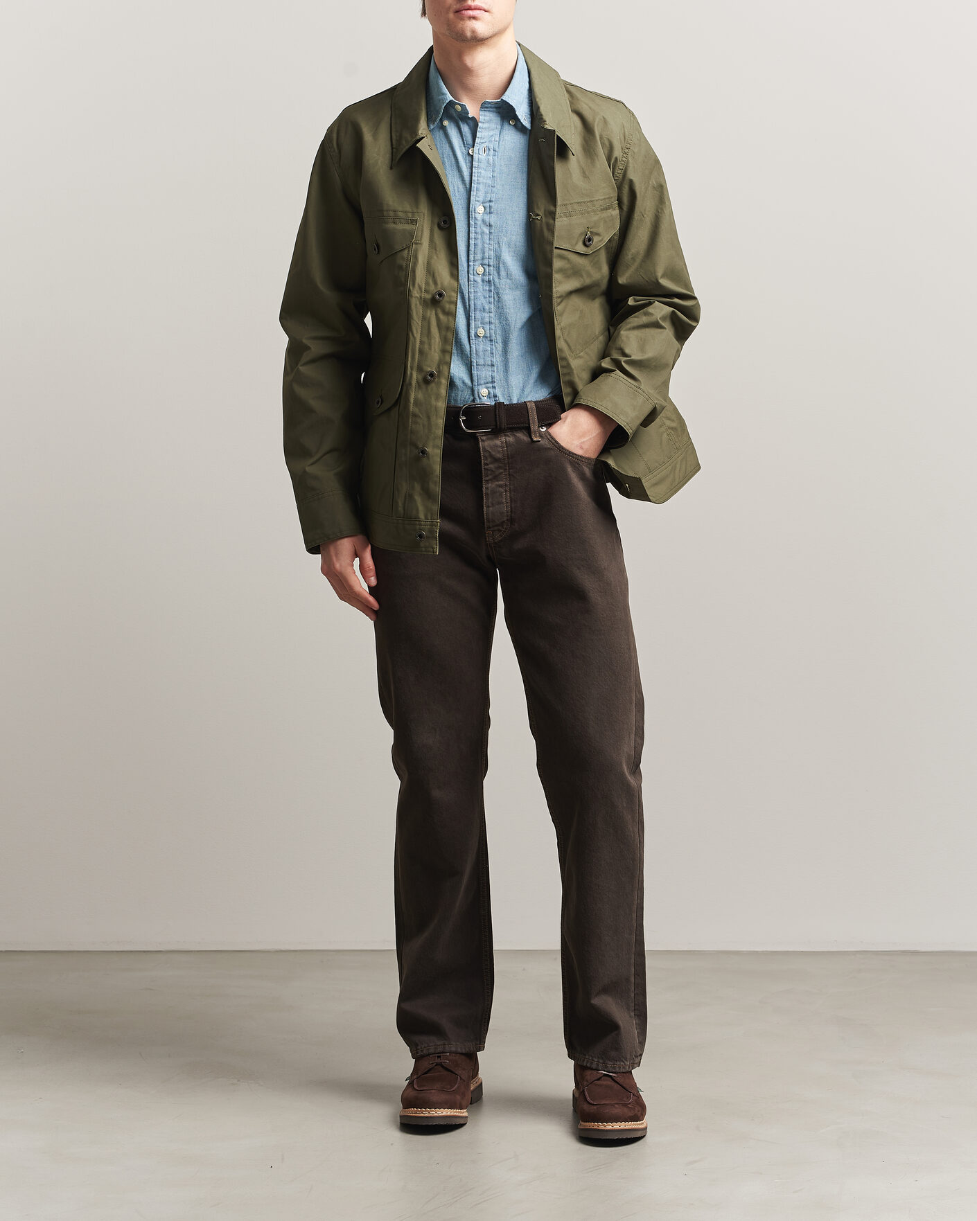 Uomini | Giacche | Filson | Ranger Journeman Jacket Dark Olive