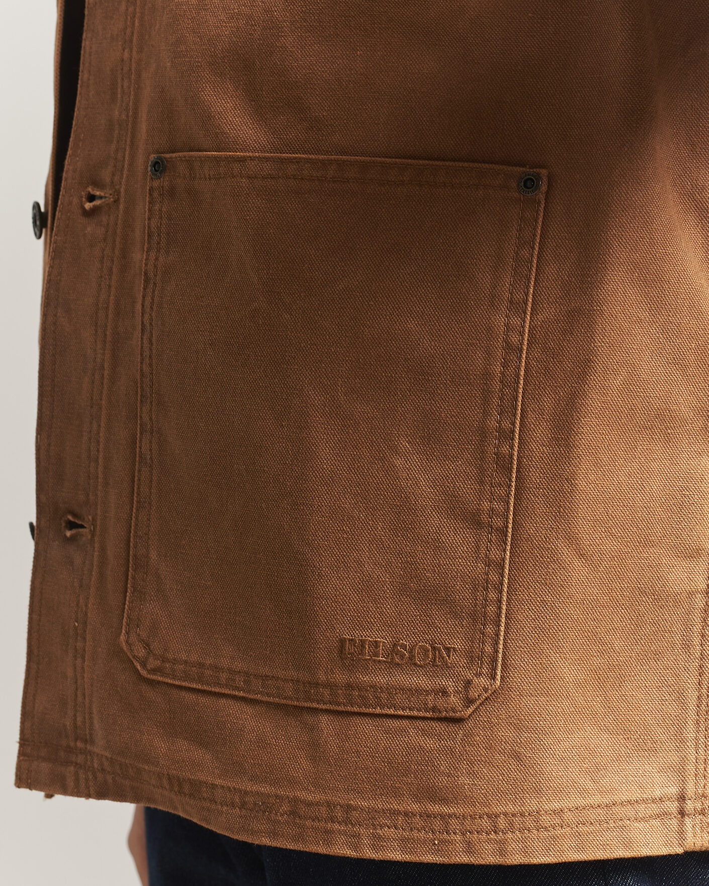 Uomini | Giacche | Filson | Rustic Canvas Barn Coat Whiskey