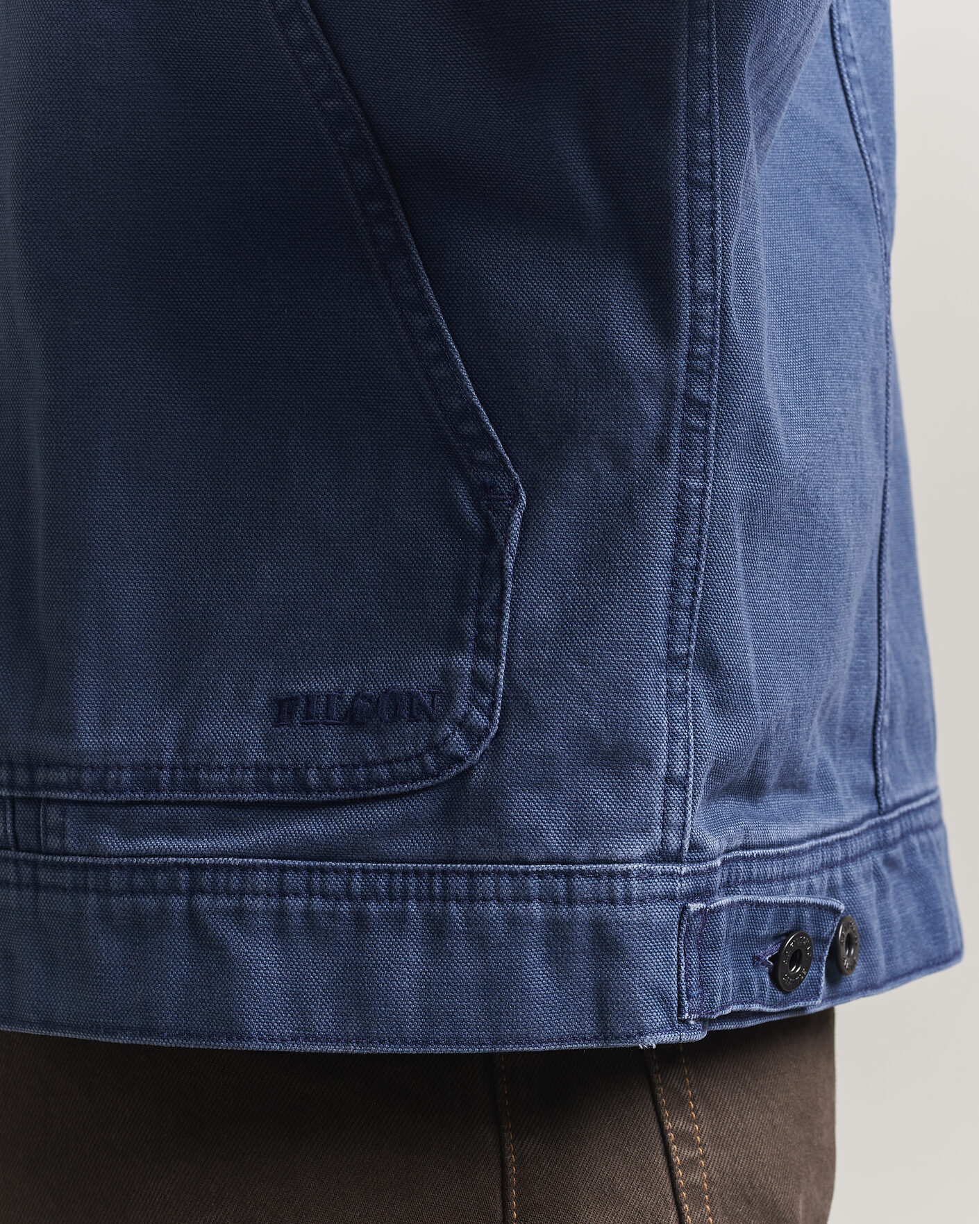 Uomini | Giacche | Filson | Rustic Canvas Short Cruiser Indigo