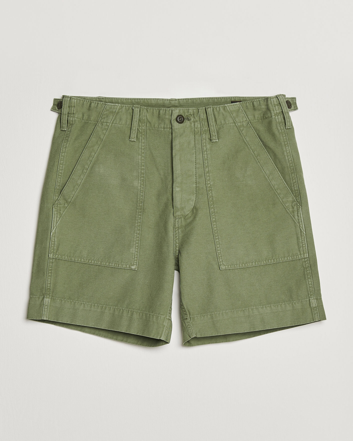 Uomini | Pantaloncini | Filson | Field Cargo Shorts Washed Fatigue Green