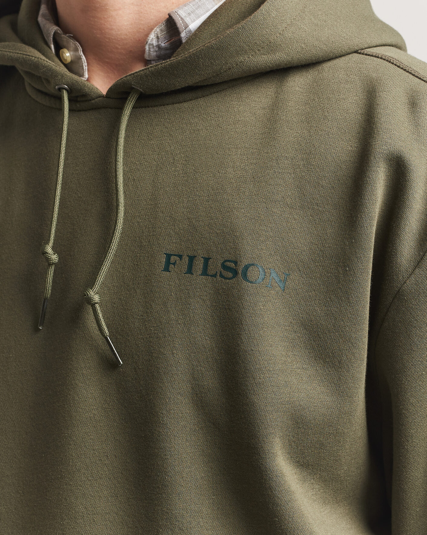 Uomini | Maglieria | Filson | Scenic Graphic Hoodie Surplus Green