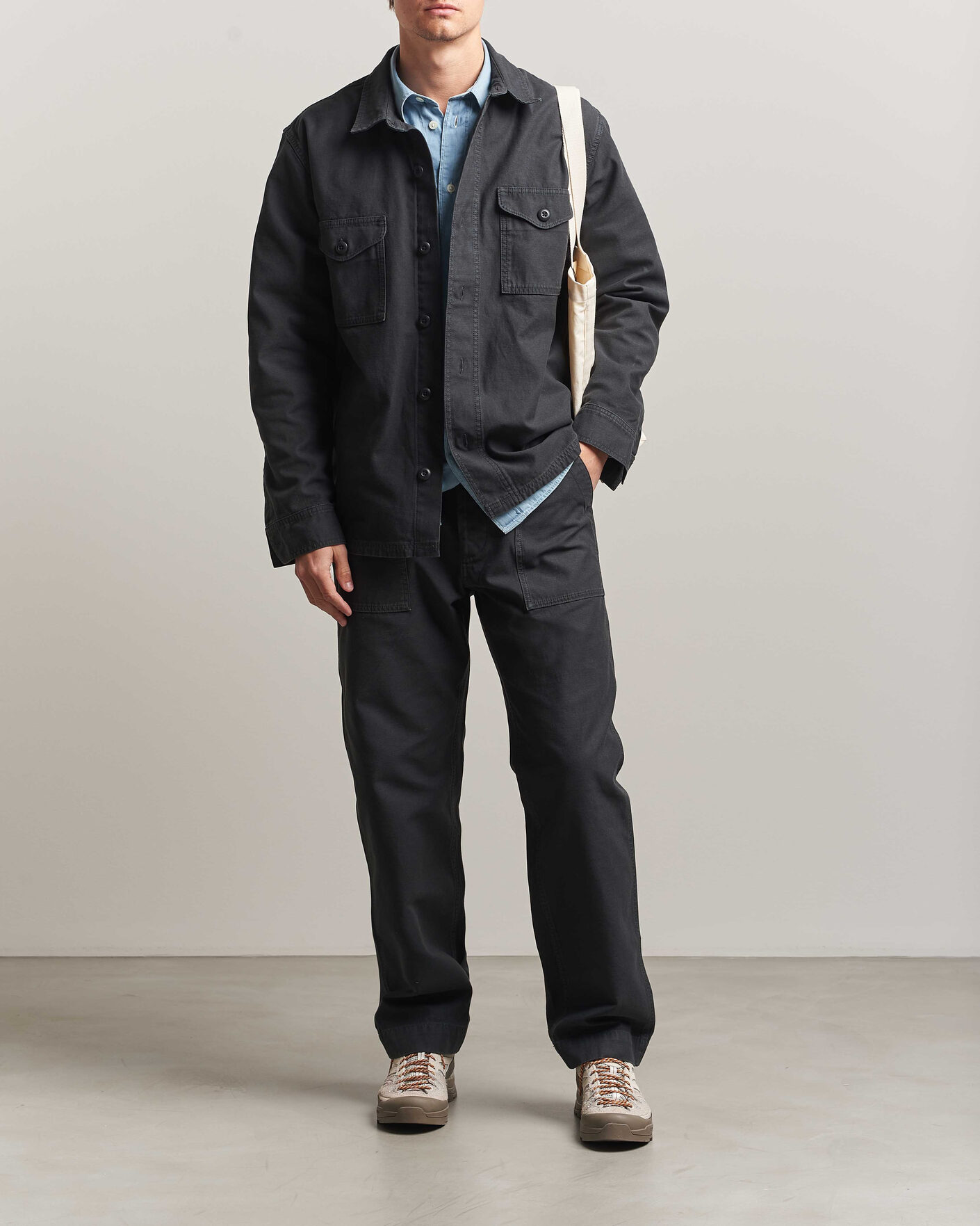 Uomini | Pantaloni | Filson | Field Supply Pants Washed Faded Black