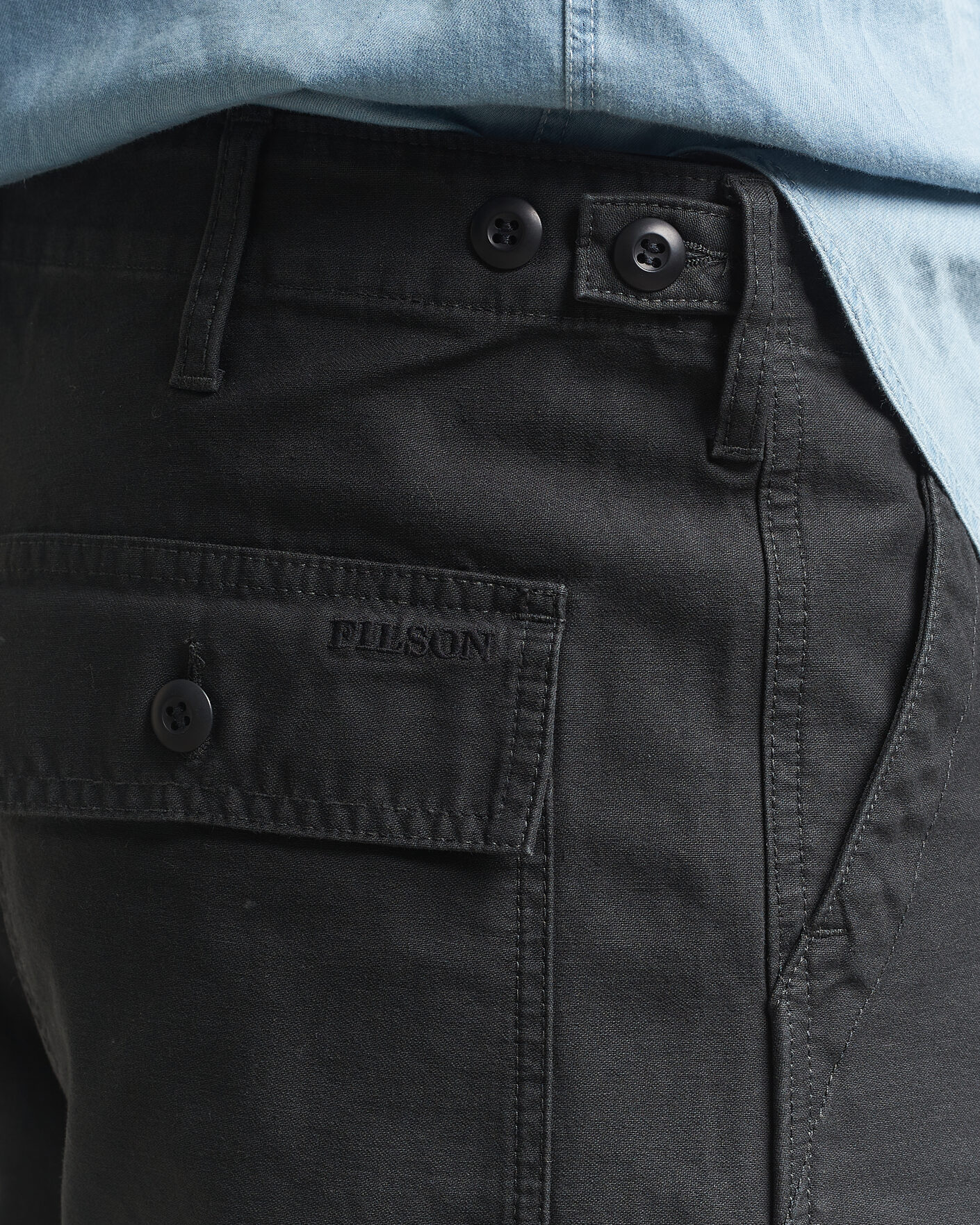 Uomini | Pantaloni | Filson | Field Supply Pants Washed Faded Black