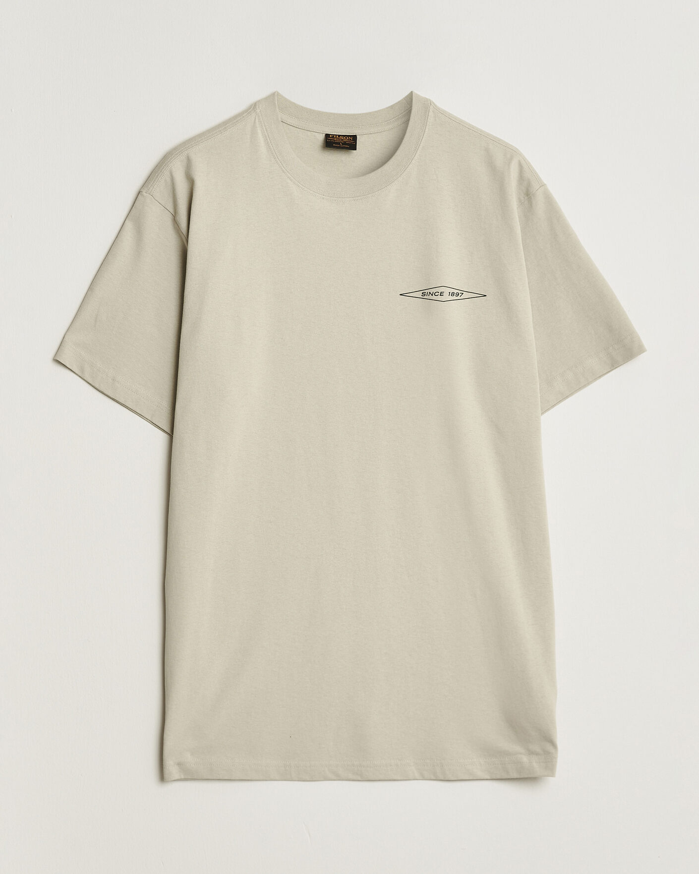 Uomini | T-shirt | Filson | Diamond Graphic T-Shirt Sky Grey