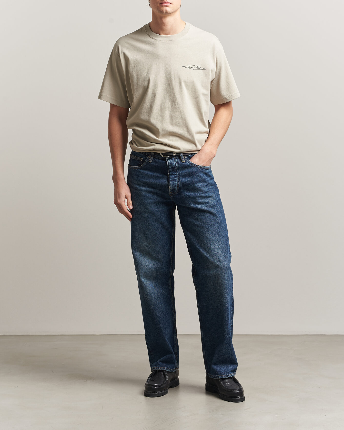 Uomini | T-shirt | Filson | Diamond Graphic T-Shirt Sky Grey