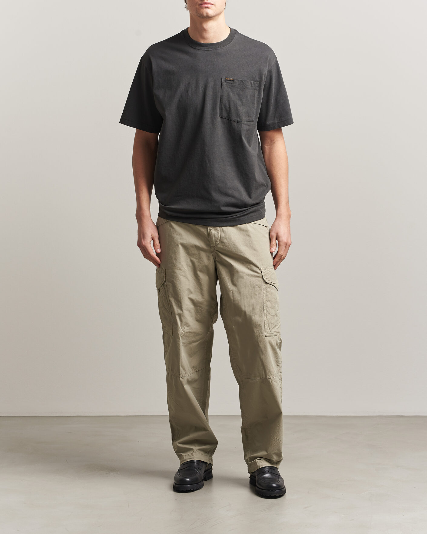 Uomini | T-shirt | Filson | Pocket T-Shirt Faded Black