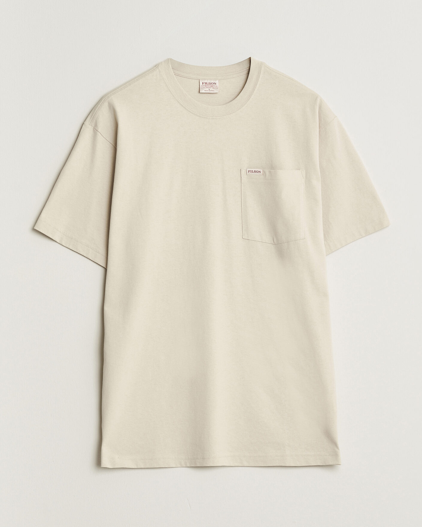 Uomini | T-shirt | Filson | Pocket T-Shirt Natural