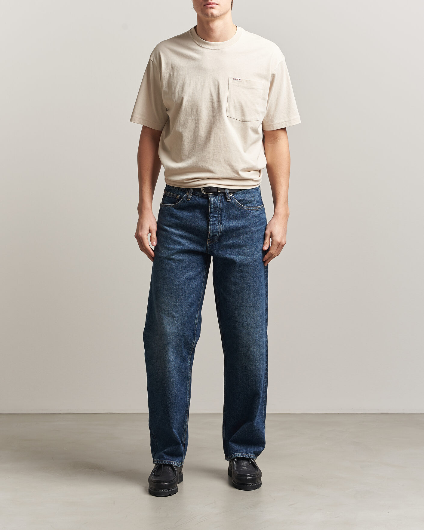 Uomini | T-shirt | Filson | Pocket T-Shirt Natural