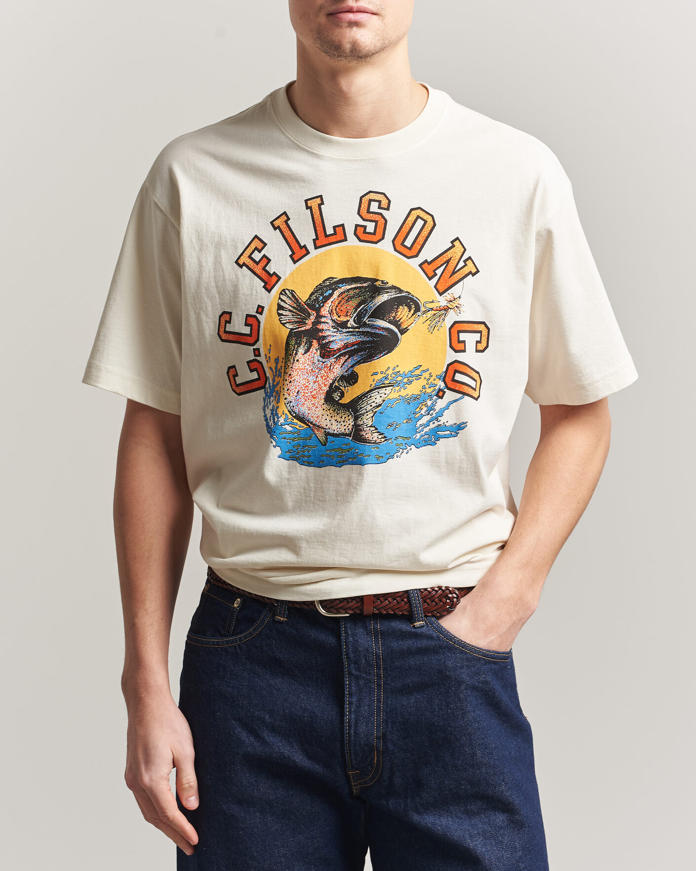 Uomini | T-shirt | Filson | Dry Fly Graphic T-Shirt Basswood
